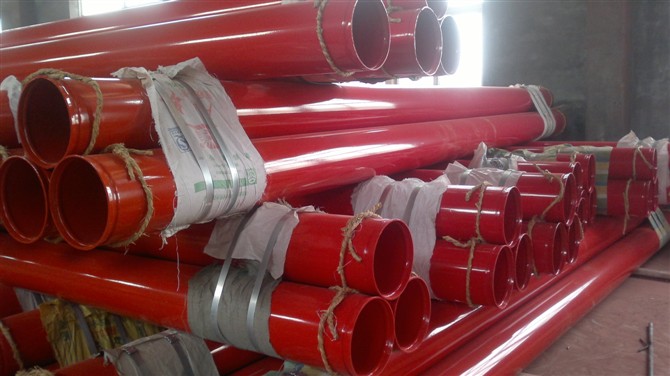 Coated composite steel pipe